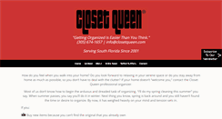Desktop Screenshot of closetqueen.com
